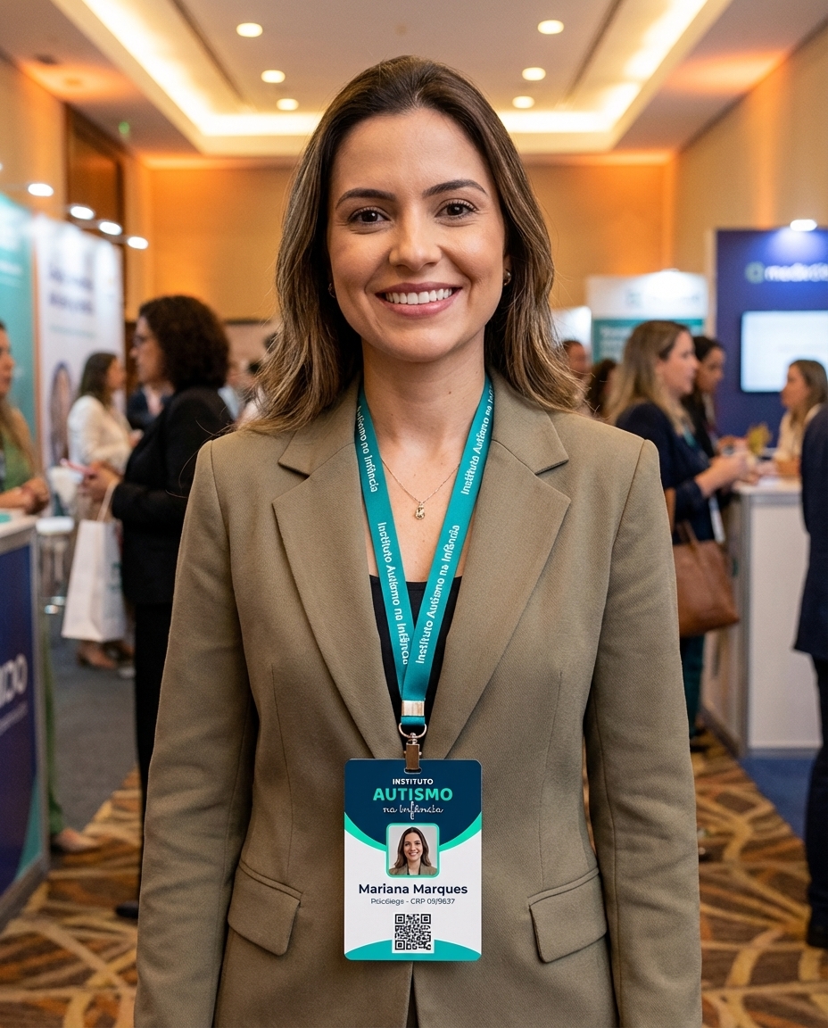 Crachá Instituto Autismo na Infância
